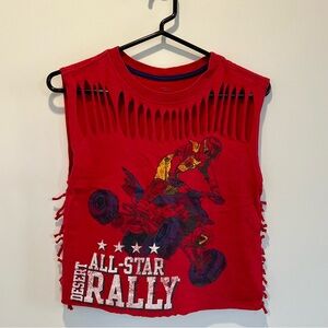 ♥️All-Star Desert Rally Upcycled Muscle Shirt Small🏍️